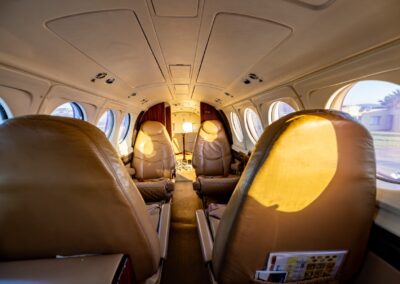 Inside the plane